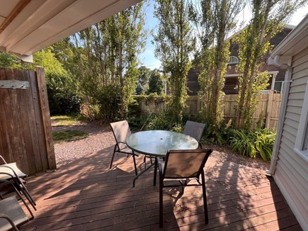 Hyannis Cape Cod vacation rental - Deck area with gas grill