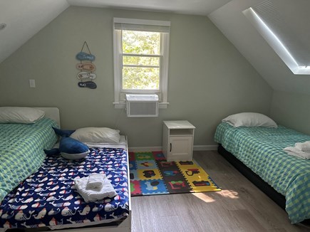 Falmouth Cape Cod vacation rental - Second floor bedroom: trundle and twin bed
