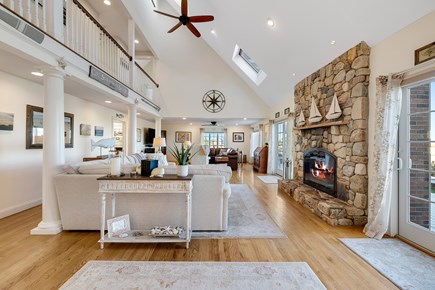 Sandwich Cape Cod vacation rental - Vaulted ceilings and skylights to the expansive feel of the room