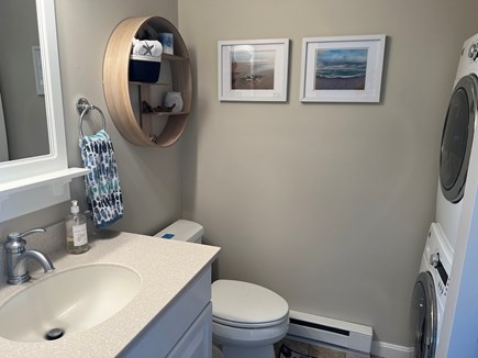 Chatham Cape Cod vacation rental - Downstairs bath with shower and washer/dryer