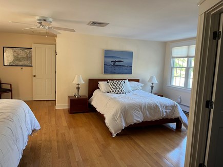 Harwich Port Cape Cod vacation rental - Third bedroom with 2 queen beds (and a peek of the ocean!)