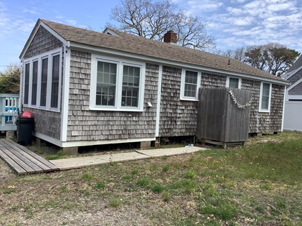 Brewster Cape Cod vacation rental - Back yard and outside shower