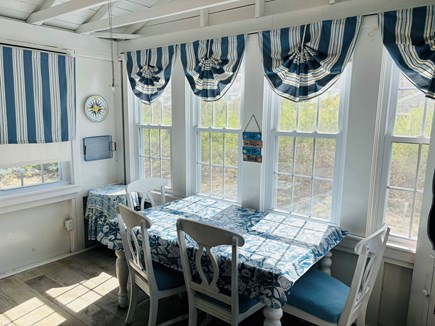 Brewster Cape Cod vacation rental - Porch dining area