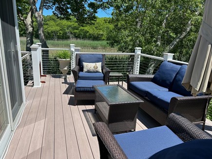 Hyannisport Cape Cod vacation rental - Secluded, elevated deck for morning coffee or afternoon relaxing