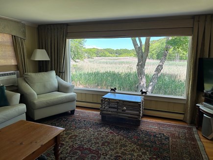 Hyannisport Cape Cod vacation rental - Living room with beautiful view of Stewarts creek