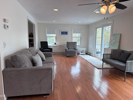 Bourne, Buzzards Bay  Cape Cod vacation rental - The rest of the large family room off the kitchen.