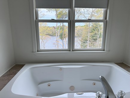 Bourne, Buzzards Bay  Cape Cod vacation rental - The jacuzzi tub in the master bath. It also has a shower.