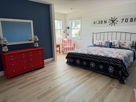 Dennisport Cape Cod vacation rental - King size Master Bedroom with full private bathroom