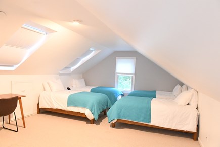 Cotuit Cape Cod vacation rental - Fourth bedroom (four twins), loft level