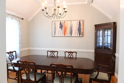 Cotuit Cape Cod vacation rental - Dining room table comfortably seats up to 10 with leaf