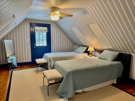 Harwich Cape Cod vacation rental - Second floor bedroom with skylights leading to upper deck