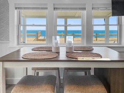 Dennis Port Cape Cod vacation rental - Dining and kitchen right in front of the Atlantic Ocean