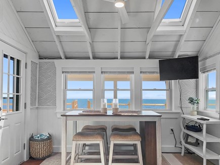 Dennis Port Cape Cod vacation rental - Dining area with skylights and windows open to the view