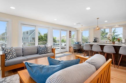 Chatham Cape Cod vacation rental - Bright and airy open layout combining the living room, dining area, and kitchen