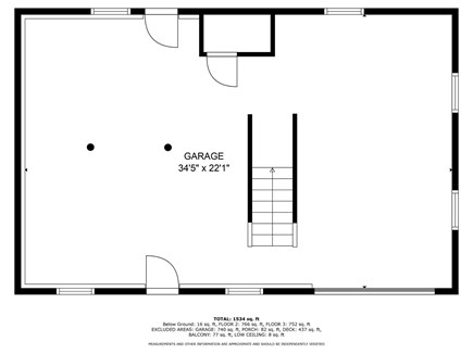 Chatham Cape Cod vacation rental - Lower Level Floor Plan - Garage
