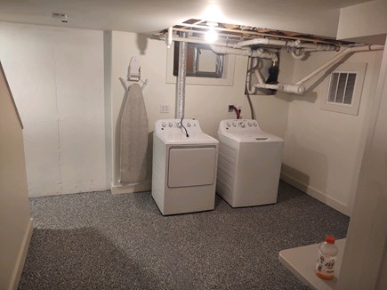 Centerville,  Mid Cape/ Barnestable Cape Cod vacation rental - Spotless Laundry Room/ Folding Table In Basement