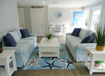 Harwich Cape Cod vacation rental - Separate sitting room upstairs, overlooking pool