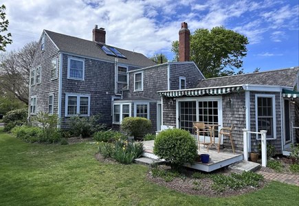 Shore Street, Falmouth Cape Cod vacation rental - Back of House with Deck and Side Yard