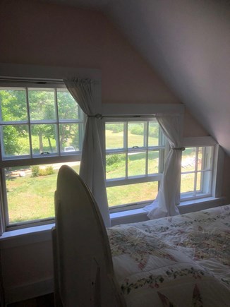 Barnstable Village - Route 6A Cape Cod vacation rental - Bedroom view out to back of the property