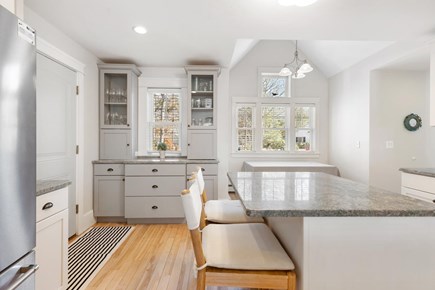 Cotuit Cape Cod vacation rental - Nook has been built out with a bench since this photo was taken