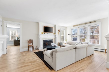 Cotuit, Barnstable Cape Cod vacation rental - Comfy, cozy and coastal overlooking the Bay. RH Cloud Couch.