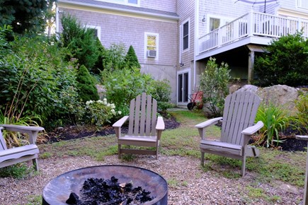 Cotuit Cape Cod vacation rental - Lower garden w firepit