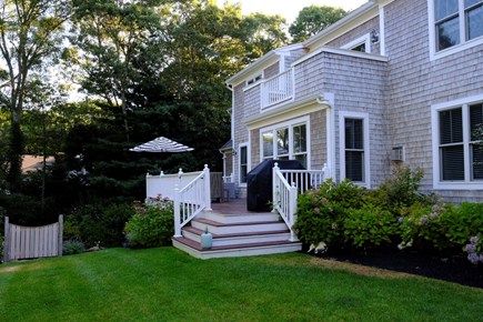 Cotuit, Barnstable Cape Cod vacation rental - Lush backyard and deck!