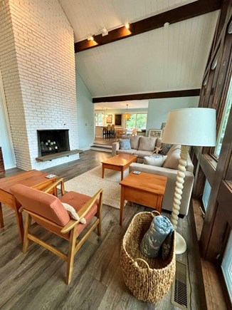 Mashpee, New Seabury Cape Cod vacation rental - View of living room into dining area and kitchen