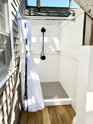 Sandwich, Town Neck Beach Cape Cod vacation rental - Outdoor shower.