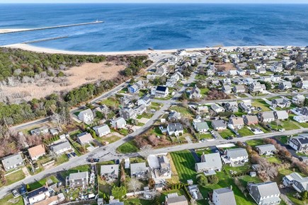 Sandwich, Town Neck Beach Cape Cod vacation rental - Aerial view.