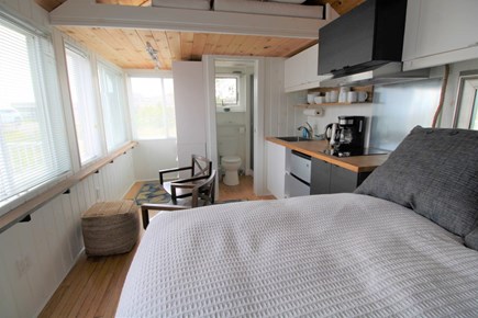 Provincetown Cape Cod vacation rental - Looking to the kitchenette and bathroom