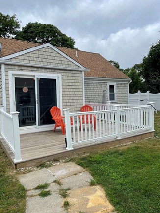 East Falmouth Cape Cod vacation rental - Deck  - Great for morning coffee chats!