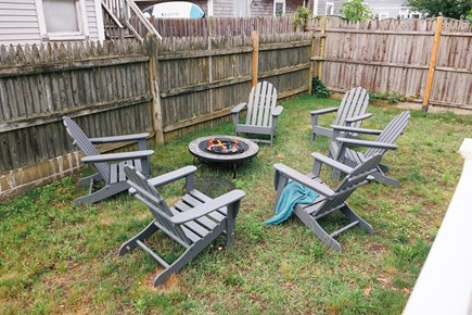 Onset MA vacation rental - House comes w/ a fire pit, Adirondack chairs & lawn games