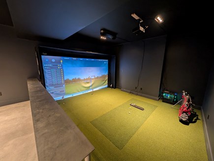 Harwich Cape Cod vacation rental - Golf simulator bay