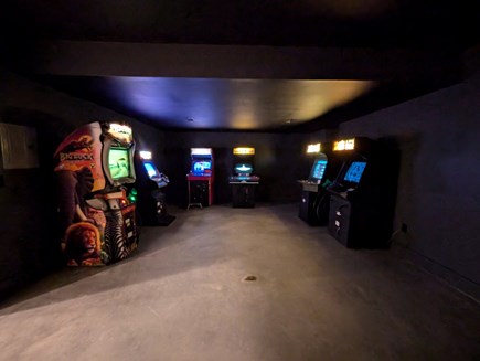 Harwich Cape Cod vacation rental - Basement arcade