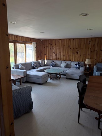West Yarmouth Cape Cod vacation rental - Family Rm with large kitchen table and 2 pull out couches.