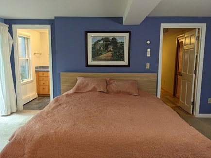 Wellfleet Cape Cod vacation rental - Bedroom 1: En suite king bedroom.