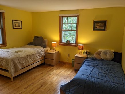 Wellfleet Cape Cod vacation rental - Bedroom 4: Four twin beds, stacked here into 2.