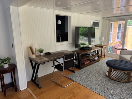 Sandwich Cape Cod vacation rental - Family Sunroom with working desk