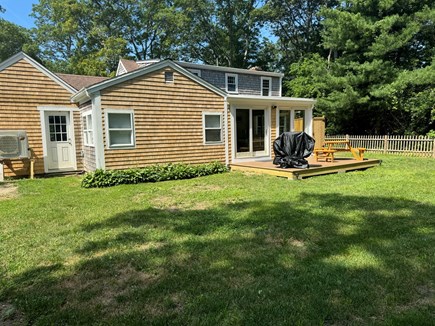 Sandwich Cape Cod vacation rental - Backyard View with Deck