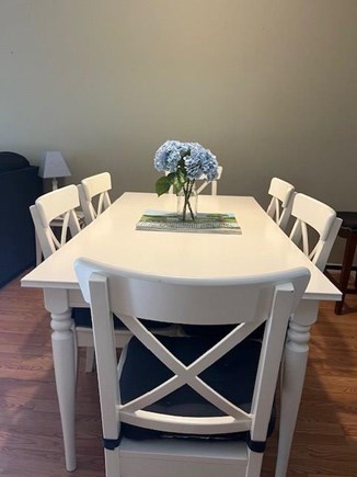 Ocean Edge Cape Cod vacation rental - Dining area seats six (also two barstools can be pulled up).