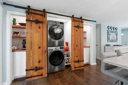 East Dennis Cape Cod vacation rental - Stacked washer/dryer