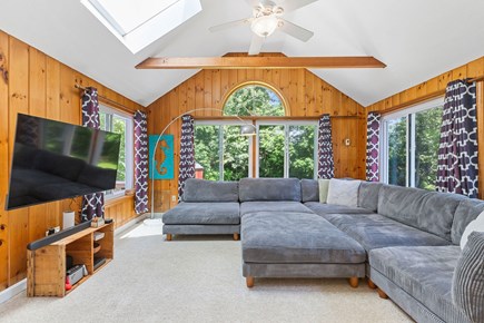 East Dennis Cape Cod vacation rental - Sunroom with smart TV and cable