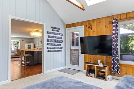 East Dennis Cape Cod vacation rental - Sunroom with TV and access to deck