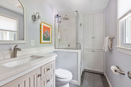 East Dennis Cape Cod vacation rental - Ensuite master bath with shower