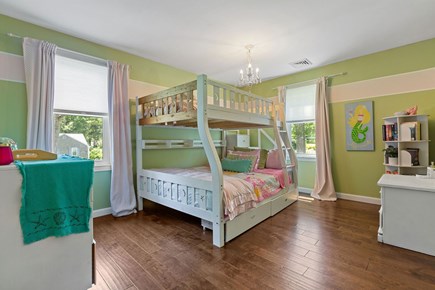 East Dennis Cape Cod vacation rental - Third bedroom with bunked twin and double