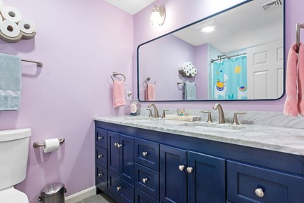East Dennis Cape Cod vacation rental - Bathroom with double sink