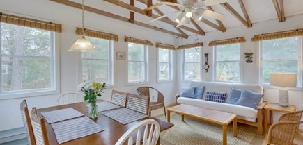 Eastham Cape Cod vacation rental - Sun room with table