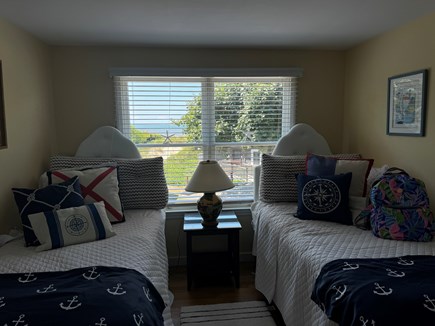 Brewster, Windward Cottage  Cape Cod vacation rental - Twin Bedroom with Bay Views