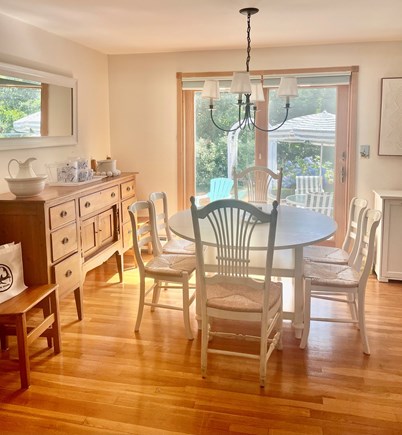 South Chatham Cape Cod vacation rental - Dining area